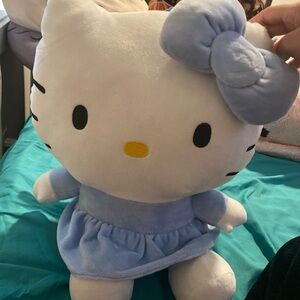 light blue hello kitty mini backpack